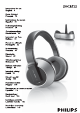 Philips Wireless Headphone SHC8525 Instructions For Use Manual
