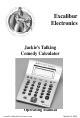 Excalibur JK01 Operating Manual