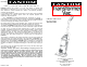 Fantom TRANSFORMER VAC FM604 Owner's Manual