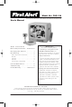 First Alert FAS-124 User Manual