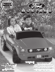 Fisher-Price Ford MUSTANG J4390 Owner's Manual & Assembly Instructions