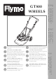 Flymo GT500 WHEELS Instruction Manual