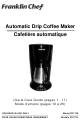 Franklin Chef pFR1730 Use And Care Manual