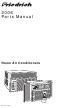 Friedrich 2006 Parts Manual