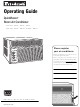 Friedrich QuietMaster KM18 Operating Manual