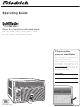 Friedrich QuietMaster SS09 Operating Manual