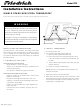 Friedrich RT2 Installation Instructions