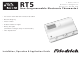 Friedrich RT5 Installation, Operation & Application Manual