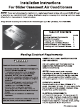 Frigidaire FAK085R7V - Slider/Casemen Room Air Conditioner Installation Instructions Manual