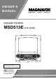 Magnavox MSD513E Owner's Manual