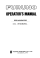 Furuno GPS Navigator GP-500 MARK-2 Operator's Manual