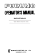 Furuno 1932 MARK-2 Operator's Manual