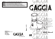 Gaggia Coffee Grinder Mod. MM Steel Operating Instructions Manual