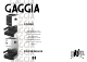 Gaggia COFFEE DELUXE Operating Instructions Manual