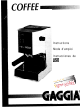 Gaggia COFFEE Instructions Manual