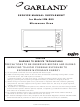 Garland EM-S85 Service Manual Supplement