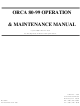 GBC 80-99 Operating & Maintenance Manual