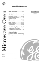 GE 164D3370P211 Owner's Manual