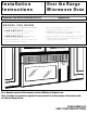 GE RVM1535DMCC - 1.5 Cu Ft Microwave Oven Installation Instructions Manual