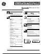 GE Spacemaker JVM150K Use And Care & Cooking Manual
