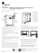 GE B480DR Dimensions And Clearances
