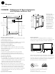 GE MONOGRAM ZISB360DM Installation Information