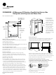 GE Monogram ZISS360DRSS Dimension Manual