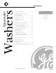 GE Spacemaker WCXH208 Owner's Manual & Installation Instructions