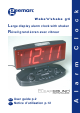 Geemarc Large Display Alarm Clock User Manual
