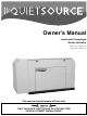 Generac Power Systems 37kW NG Owner's Manual