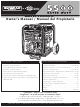 Generac Power Systems heavy duty geenrator 1654-0 Owner's Manual