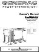 Generac Power Systems 004090-2, 004091-2, 004092-2, 004093-2, 004094-2, 004095-2, 004096-2, 004097-2, 004474-0, 004124-1, 004125-1, 004126-1, 004127-1 Owner's Manual