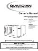 Generac Power Systems Guardian 004373-6 Owner's Manual
