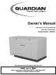 Generac Power Systems Guardian 004988-1 Owner's Manual