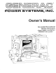 Generac Power Systems 009600-4 Owner's Manual
