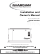 Generac Power Systems 04758-1, 04759-1, 04760-1 Owner's Manual