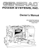 Generac Power Systems 0784-1 Owner's Manual