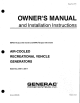 Generac Power Systems 0940-1 Installation And Owner's Manual