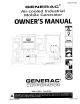 Generac Power Systems Air-cooled Industrial Mobile Generator 09843-2 Owner's Manual
