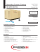 Generac Power Systems Guardian Elite 05402 Specification Sheet