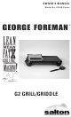 George Foreman GF64G Series Owner's Manual