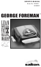 George Foreman GR38SIL Owner's Manual