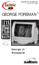 George Foreman GR82 Owner's Manual