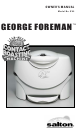 George Foreman GV5 Owner's Manual