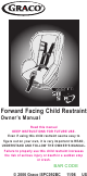 Graco Forward Facing Child Restraint Owner's Manual