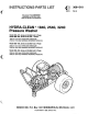 Graco Hydra-Clean 1840 Instructions-Parts List Manual