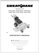 Great Dane Scamper HG GDB10025 Operator's Manual