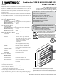 Greenheck Combination Fire Smoke Dampers FSD-M211 Specifications