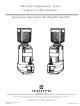 Grindmaster Espressimo 625 Instruction Manual
