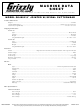 Grizzly G0490X Machine Data Sheet